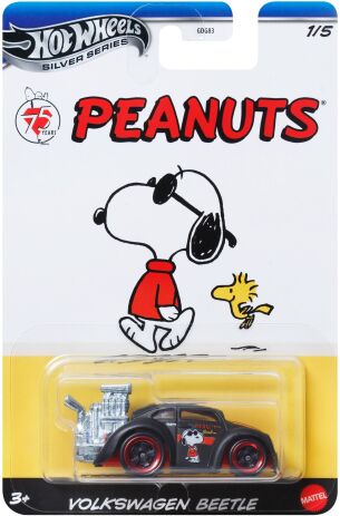 Hot Wheels Αυτοκινητάκια-Peanuts 75th-5 Σχέδια-1Τμχ (JDY88) (4)