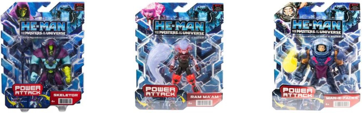 He-Man Animation Φιγούρες-4 Σχέδια-1 ΤΜΧ(HBL65) (2)