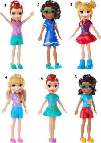 Polly Pocket Polly Κούκλα Με Αξεσουάρ-6 Σχέδια (GCD63) (1)