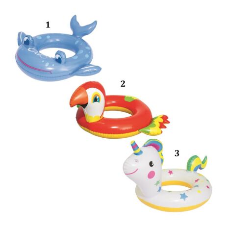 Bestway Φουσκωτό Rings Animal Shaped - 3 Σχέδια (36128) (1)
