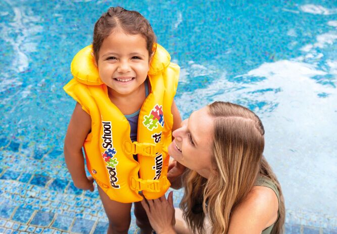 Intex Φουσκωτό Γιλέκο Κολύμβησης Deluxe Swim Vest (58660EU) (1)