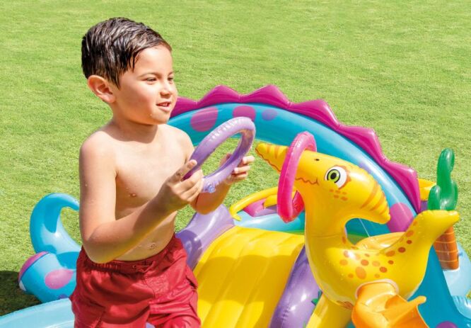 Intex Πισίνα Dinoland Play Center 302x229x112cm (57135NP) (5)