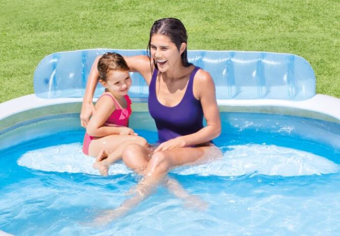 Intex Πισίνα Swim Center Family Lounge Pool-224x216x76cm (57190NP) (2)
