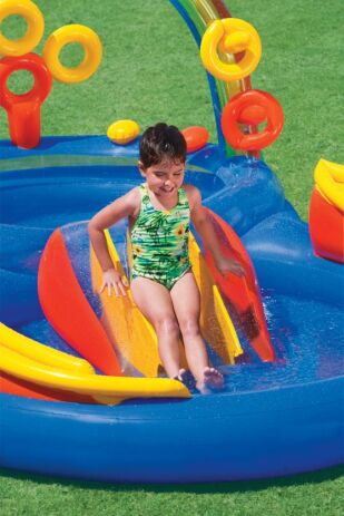 Intex Πισίνα Ουράνιο Τόξο Play Center 297x193x135cm (57453NP) (3)