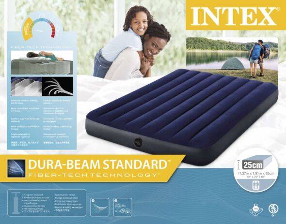 Intex Στρώμα Full Dura-Beam Classic Downy Airbed 137x191x25cm (64758) (1)