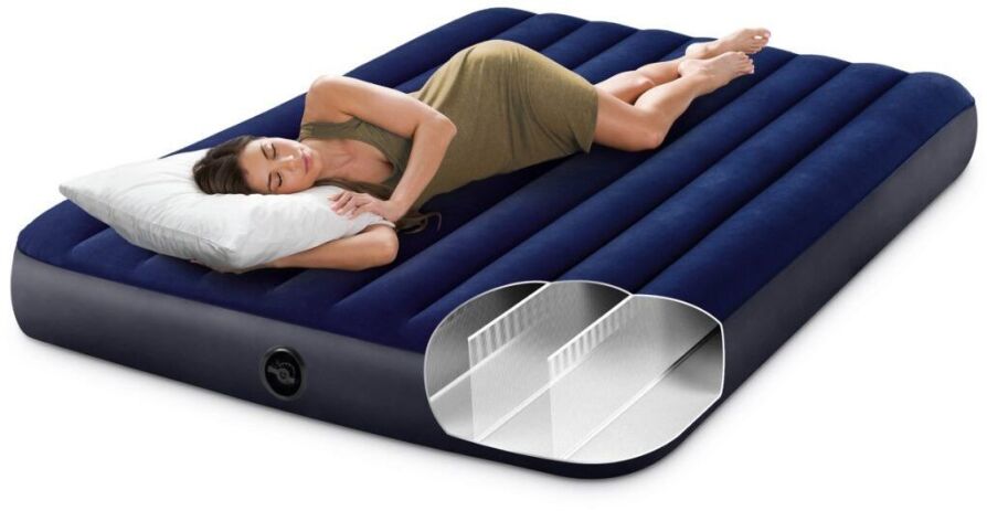 Intex Στρώμα Queen Dura-Beam Classic Downy Airbed 152x203x25cm (64765) (2)
