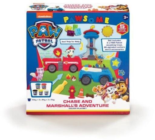 Addo Πλαστελίνες Paw Patrol-Chase & Marshall Dough Set (320-14116-N) (1)
