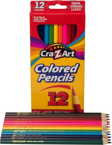 Cra-Z-Art Ξυλομπογιές 12Τμχ (10404) (1)