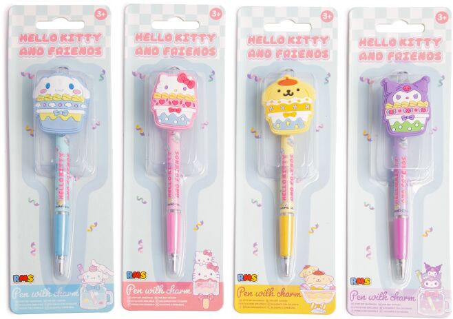 RMS Hello Kitty Στυλό Με Charm-4 Σχέδια-1Τμχ (04-6172) (1)