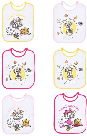 Sun City Χ25/26 Minnie Σετ 6 Σαλιάρες (HY00177) (0)