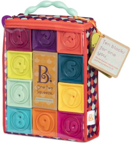 B.Toys Μαλακοί Κύβοι One Two Squeeze (BX1481Z) (1)