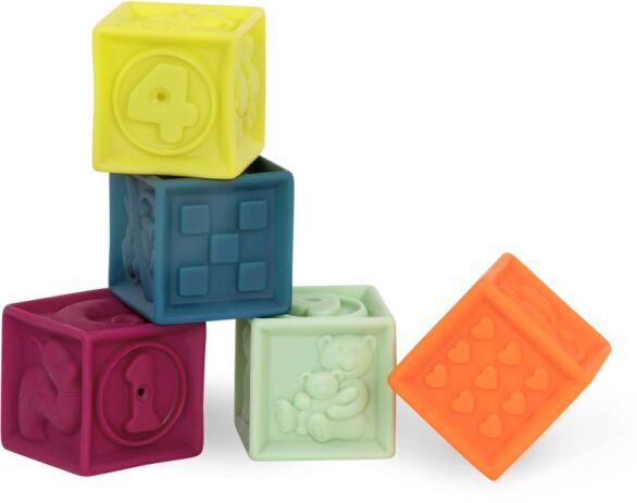 B.Toys Μαλακοί Κύβοι One Two Squeeze (BX1481Z) (2)