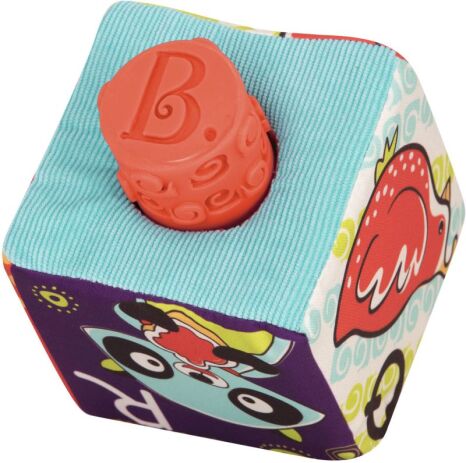 B.Toys Μαλακοί Κύβοι ABC Block Party 6Τμχ (BX1661Z) (3)