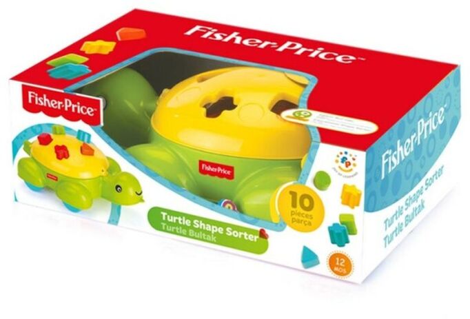 Dolu Fisher Price Shape Sorter Χελώνα-5 Τμχ (1804) (1)