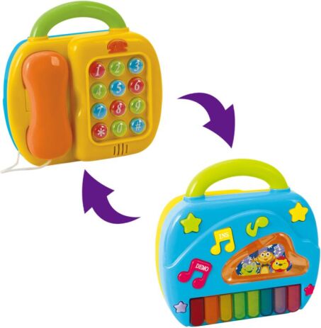 Playgo Τηλέφωνο & Πιάνο 2 In 1 (2185) (4)