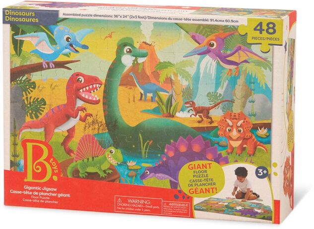 B.Toys Πάζλ Δαπέδου Δεινόσαυροι (BX2220Z) (1)