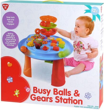 Playgo Τραπέζι Δραστηριοτήτων Busy Balls & Gears Station (2940) (1)