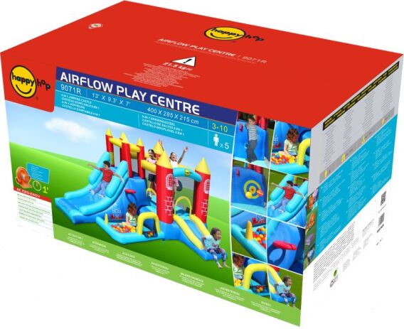 Happy Hop Φουσκωτό Τραμπολίνο Κάστρο Play Center 8 in 1 (9071R) (1)