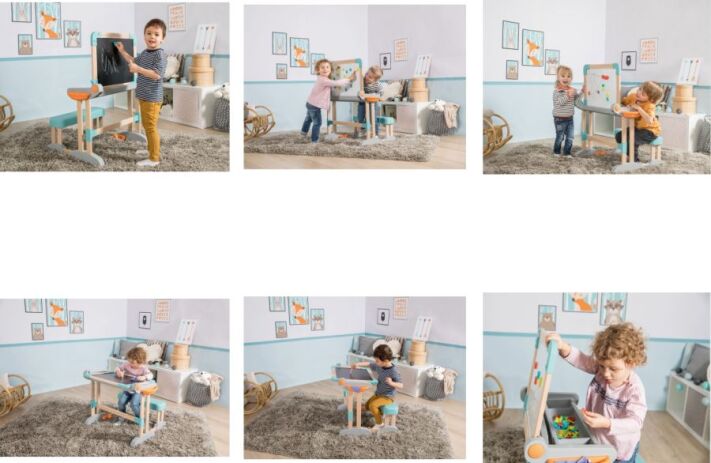 Smoby Modulo Space Ξύλινο Θρανίο (420301) (6)