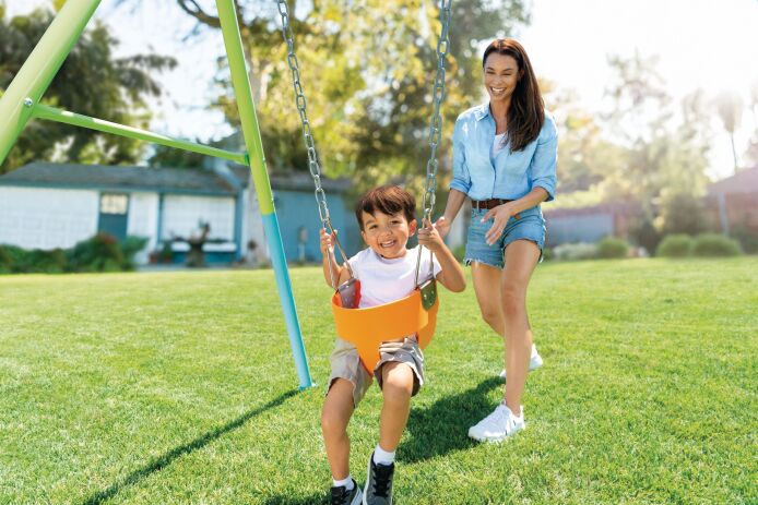 Intex Σετ Κούνια 2 Σε 1 Green/Blue 170cmX235cmX200cm (44113) (5)