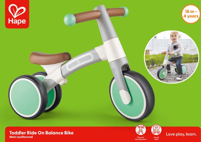 Hape Early Explorer Balance Bike First Ride Light Green (E0104A) (1)
