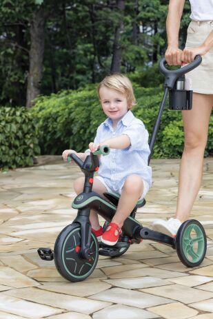 Globber Τρίκυκλο Trike Explorer Foldable 4 In 1 Olive (732-104) (6)