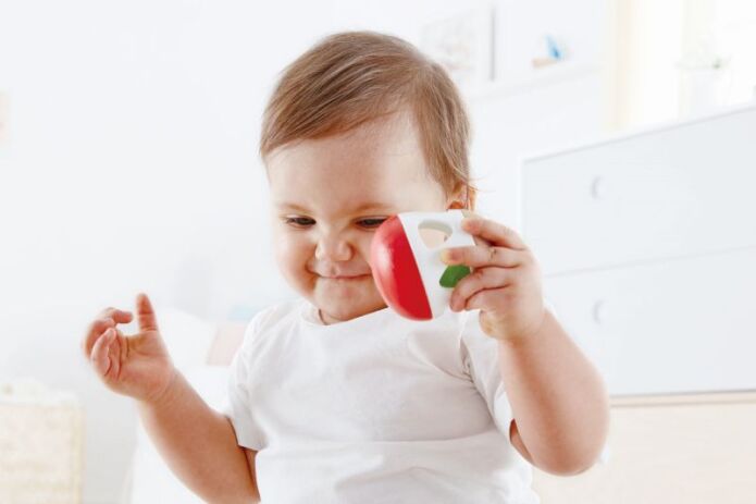 Hape Early Explorer Ξύλινη Κουδουνίστρα Bell Rattle (E0016) (3)