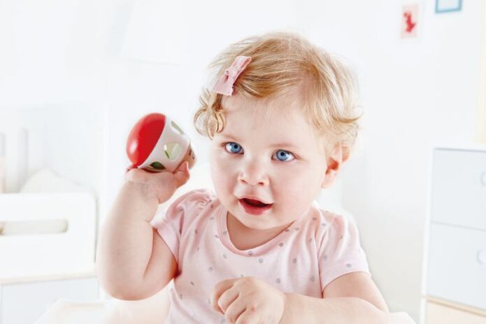 Hape Early Explorer Ξύλινη Κουδουνίστρα Bell Rattle (E0016) (4)