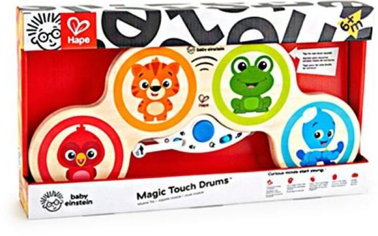 Hape Kids II Ξύλινο Magic Touch Drums (800803) (1)