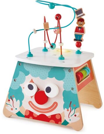 Hape Learning Ξύλινος Κύβος Δραστηριοτήτων Light-Up Circus (E1813) (0)