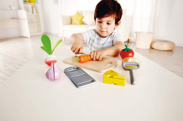 Hape Playfully Delicious Ξύλινα Τρόφιμα-Τα Υλικά Μαγειρικής Του Σεφ (E3154B) (3)