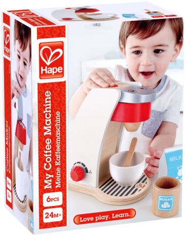 Hape Playfully Delicious Ξύλινη Καφετιέρα & Αξεσουάρ (E3146A) (1)