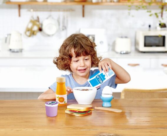 Hape Playfully Delicious Ξύλινο Σετ Τρόφιμα Delicious Breakfast (E3172A) (2)