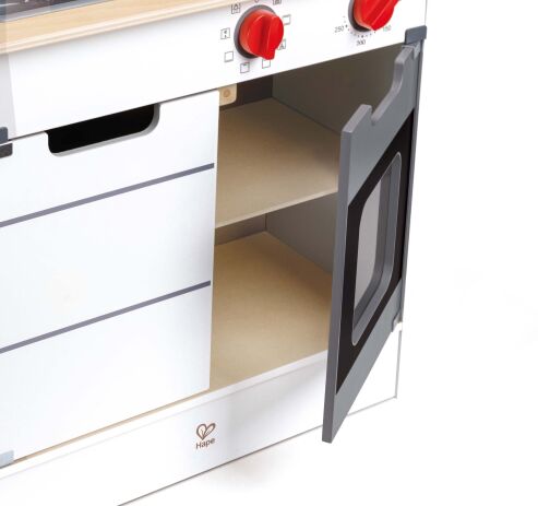 Hape Playfully Delicious Ξύλινη Κουζίνα Super Serve (E3211A) (3)