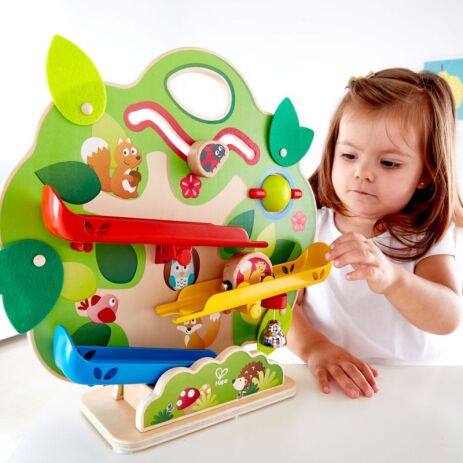 Hape Railway Ξύλινο Nutty Squirrel Toddler Τρενάκι Set (E3821A) (2)