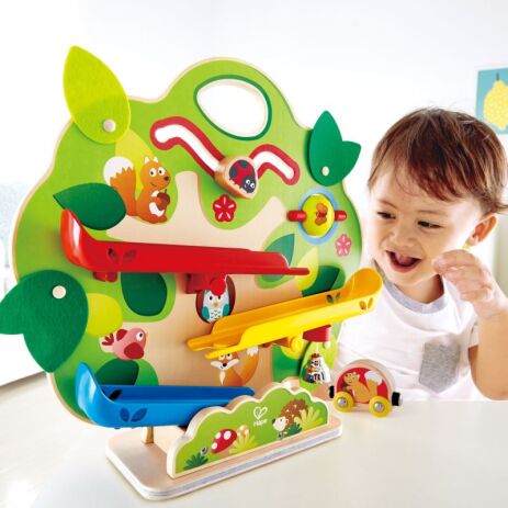 Hape Railway Ξύλινο Nutty Squirrel Toddler Τρενάκι Set (E3821A) (3)