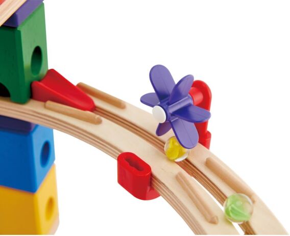 Hape Quadrilla Marble Run Ξύλινο Race To The Finish-58Τμχ (E6021A) (2)