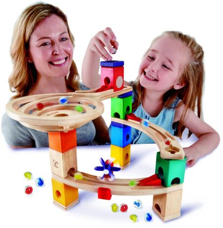 Hape Quadrilla Marble Run Ξύλινο Race To The Finish-58Τμχ (E6021A) (3)