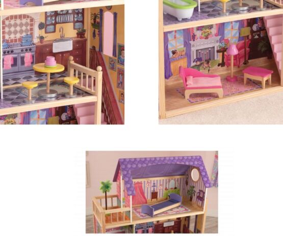 KidKraft Ξύλινο Κουκλόσπιτο Kayla (65092) (2)