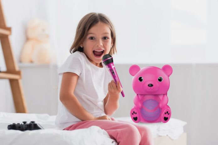 iDance Φορητό Ηχείο Funky Bear Pink (FBK-100(PK)) (5)