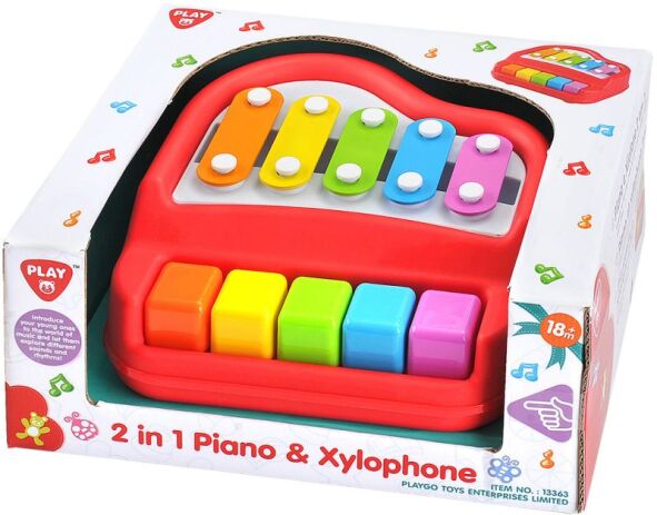 Playgo Πιάνο & Ξυλόφωνο 2 In 1 (13363) (1)