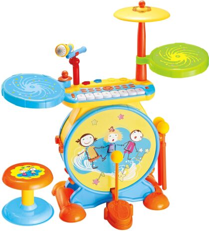 BW Αρμόνιο & Drum Set With Microphone B/O (1402-Y) (0)