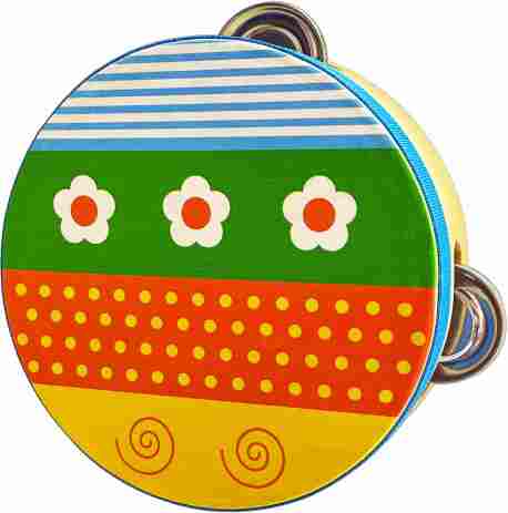 Kansas Ξύλινο Ταμπουρίνο (RS-015) (3)