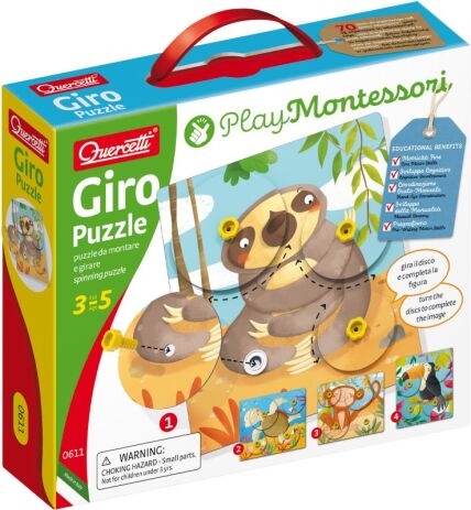 Quercetti Play Montessori Giro Puzzle (0611) (1)