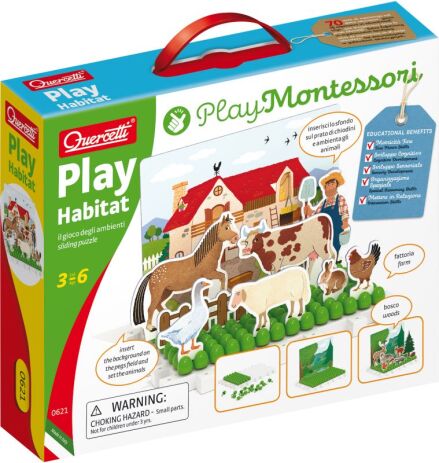Quercetti Play Montessori Play Habitat (0621) (1)