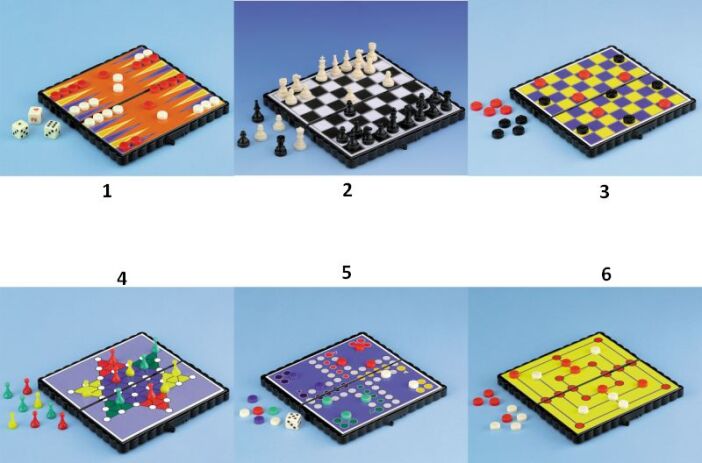 Simba Επιτραπέζια Παιχνίδια Ταξιδίου-6 Σχέδια (6015424) (1)