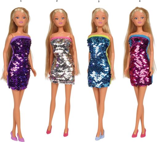 Simba Steffi Love-Κούκλα 29cm & Φόρεμα Swap-4 Σχέδια (109103387) (1)