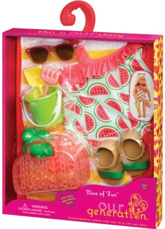 Our Generation Μαγιό-Καρπούζι & Σετ Παραλίας (BD30241Z) (2)