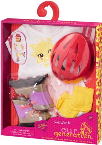 Our Generation Rollerblades & Ρούχα (BD30242Z) (1)