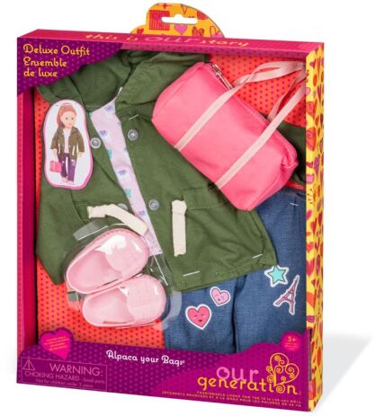 Our Generation Ενδυμασία Deluxe Alpaca Your Bags (BD30419Z) (1)